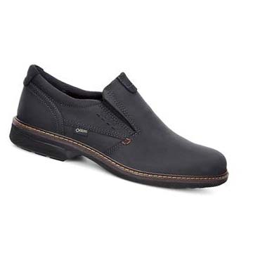 Men's Ecco Turn Slip-on Casual Shoes Black | USA 503RVD